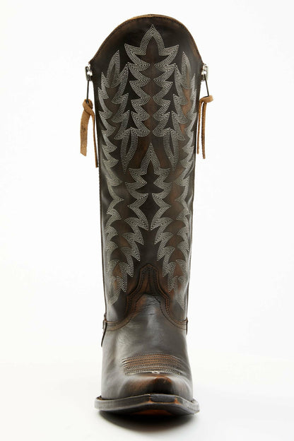 Idyllwind Women | Latigo Side Zip Distressed Tall Western Boot - Snip Toe