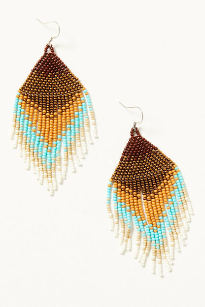 Idyllwind Women | Copperlily Seed Bead Fringe Earrings