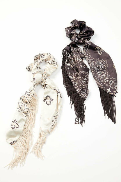 Idyllwind Women | Annette Fringe Hair Scrunchies - 2 Pack