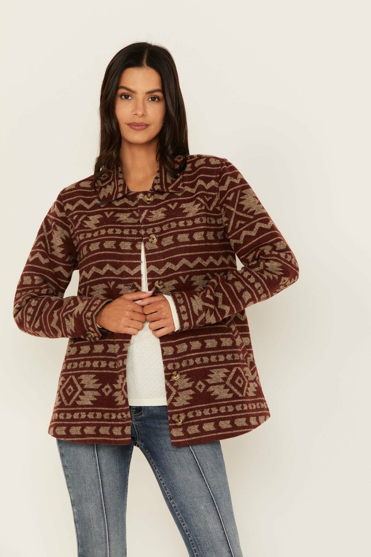Idyllwind Women | Marie Southwestern Print Shacket