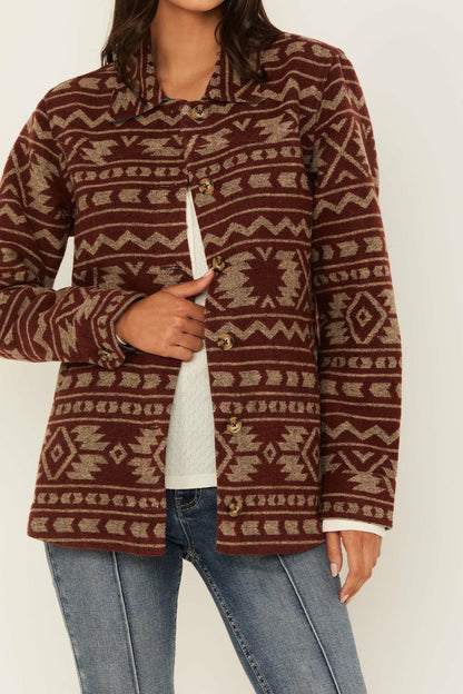 Idyllwind Women | Marie Southwestern Print Shacket
