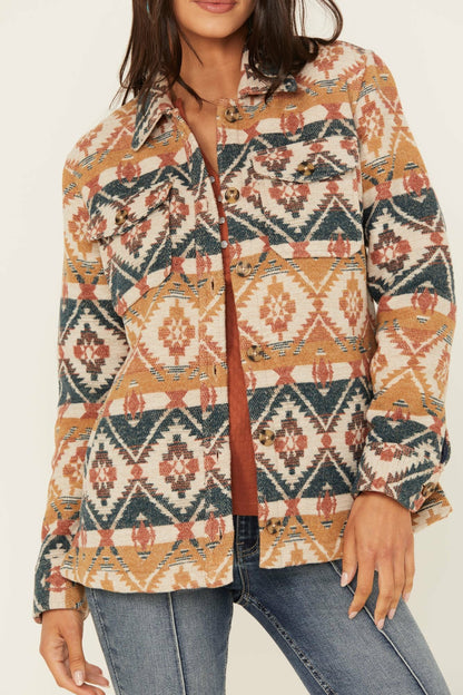 Idyllwind Women | Southwestern Striped Shacket