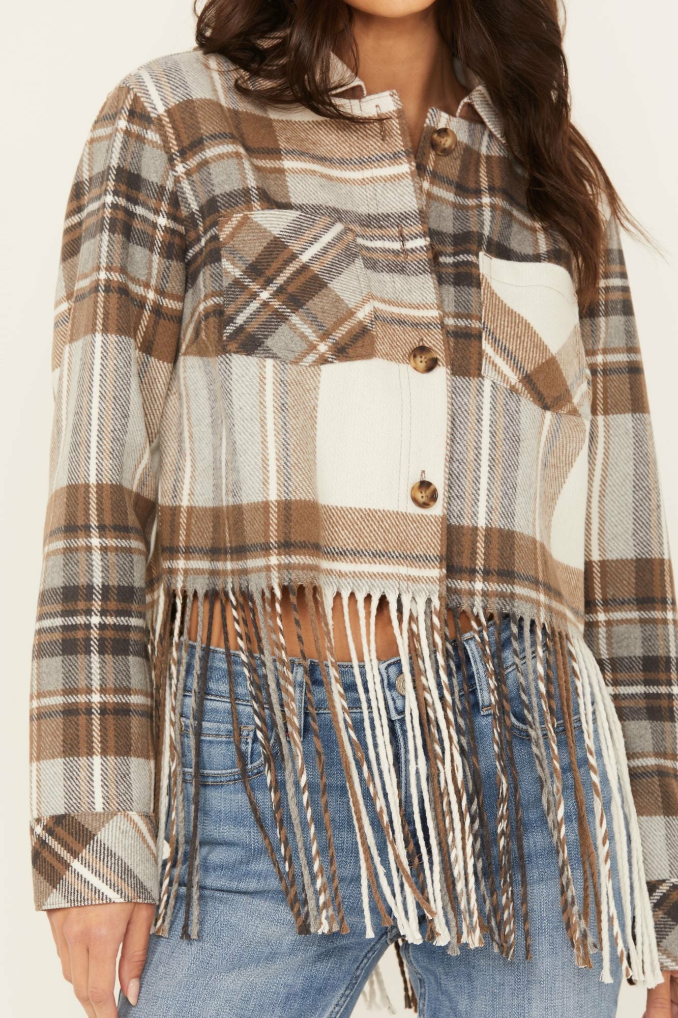 Idyllwind Women | Walker Cropped Fringe Jacket