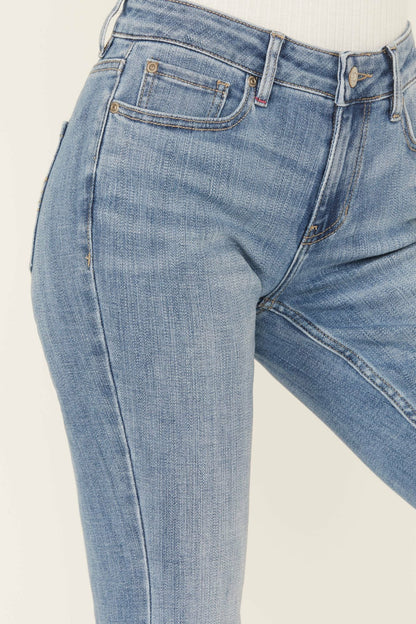 Idyllwind Women | Atwood Light Wash Rebel Mid Rise Stretch Bootcut Jeans