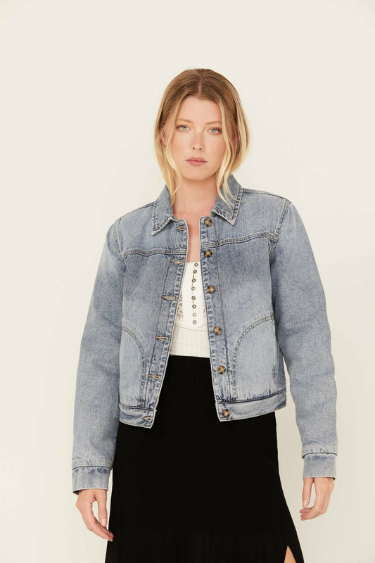 Idyllwind Women | Barton Reversible Denim Blanket Jacket