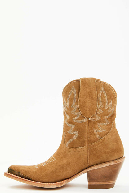 Idyllwind Women | Wheels Sand Suede Western Booties - Round Toe