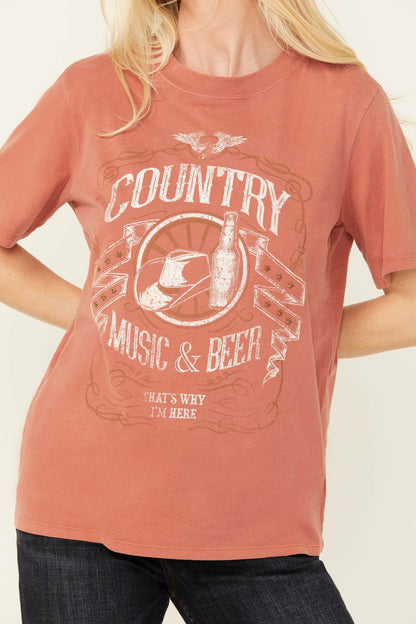 Idyllwind Women | Helen Country Music and Beer Short Sleeve Graphic Tee