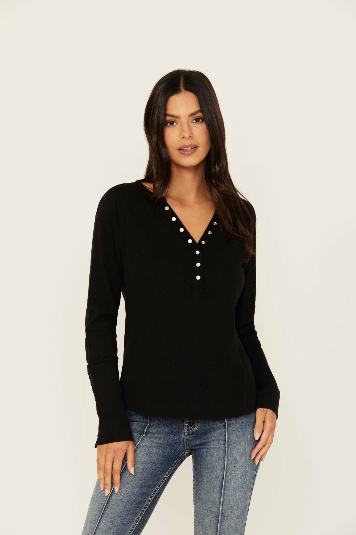 Idyllwind Women | Pearl Knit Henley Shirt