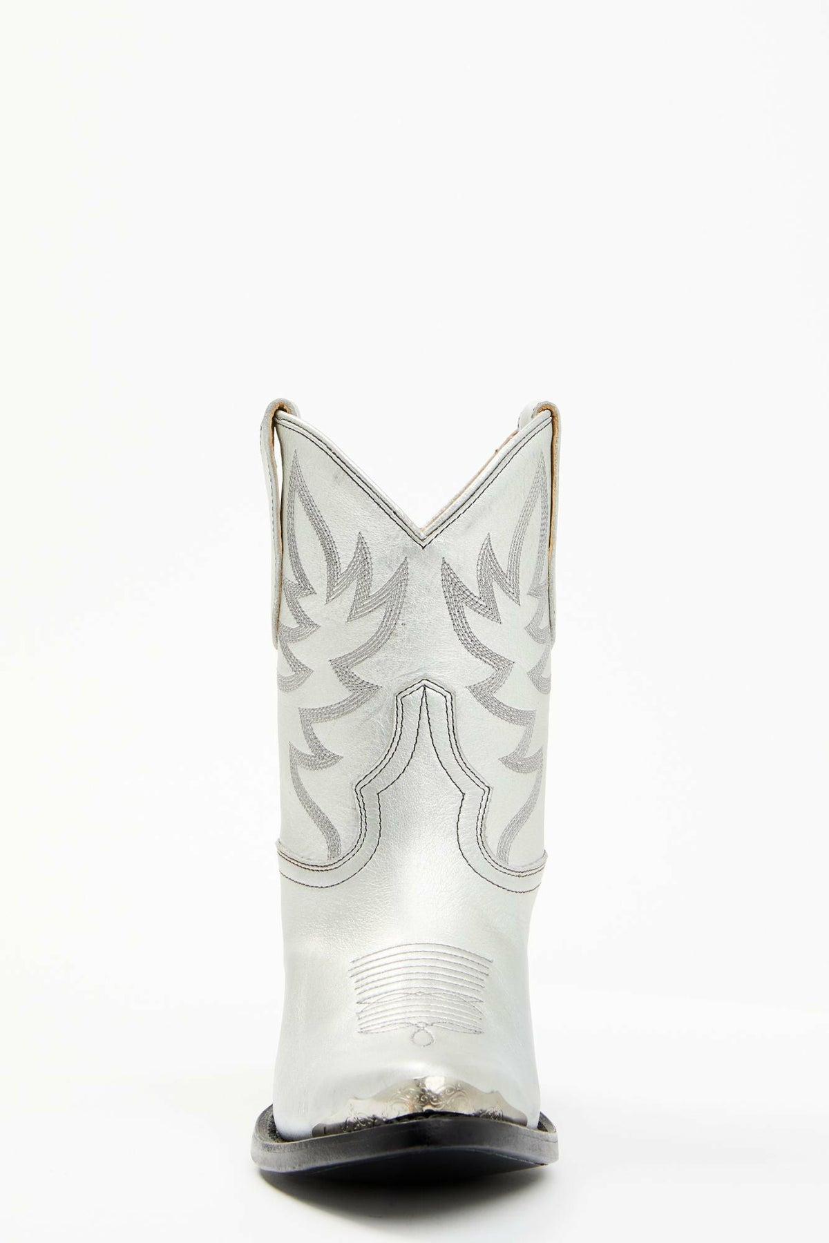 Idyllwind Women | Wheels Silver Leather Western Booties - Round Toe
