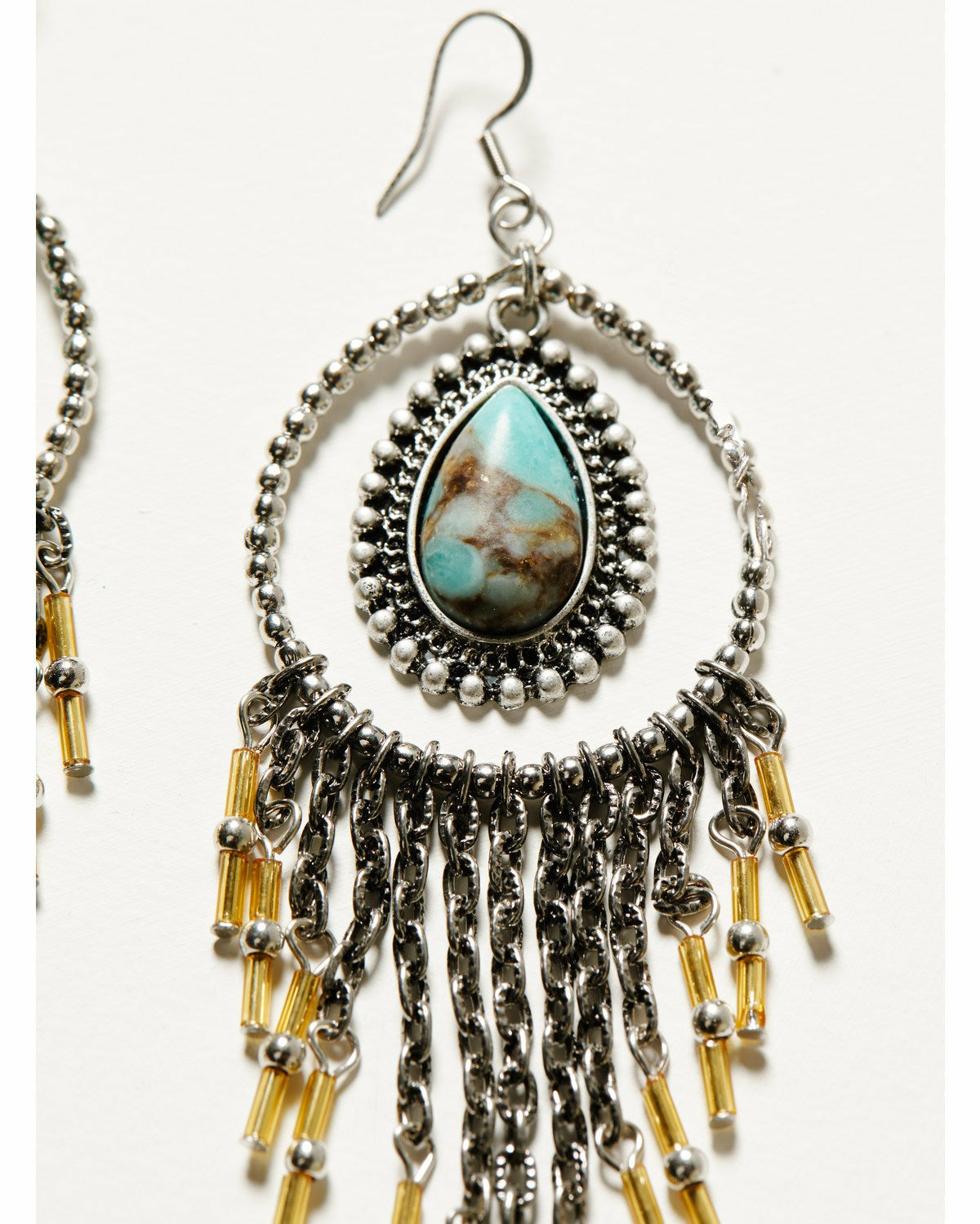 Idyllwind Women | Luna Turquoise Chandelier Fringe Earrings
