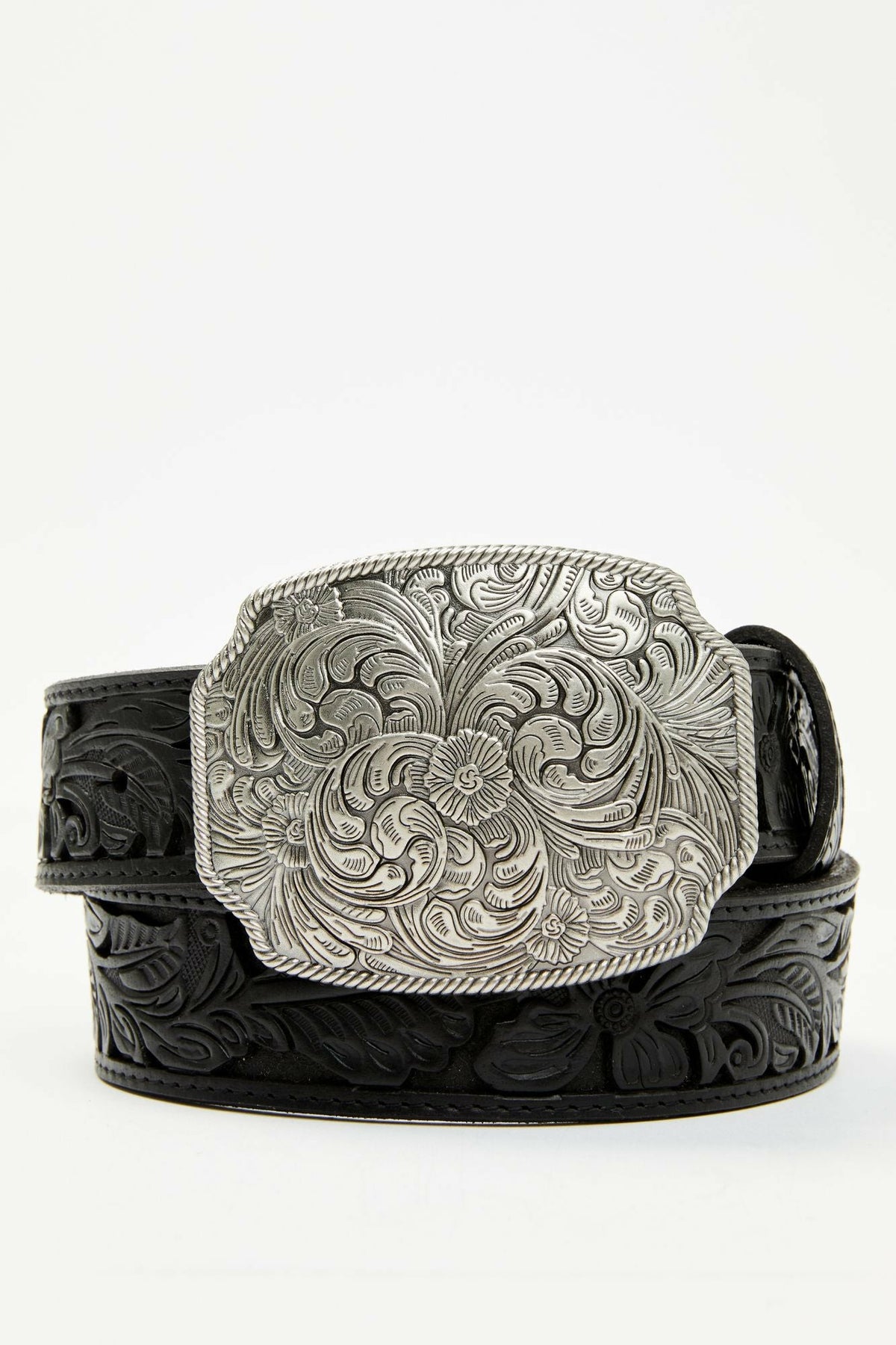 Idyllwind Women | Westerly Drive Black Tooled Belt