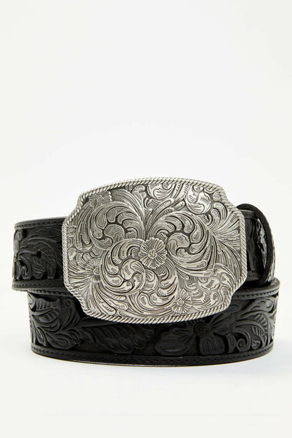 Idyllwind Women | Westerly Drive Black Tooled Belt