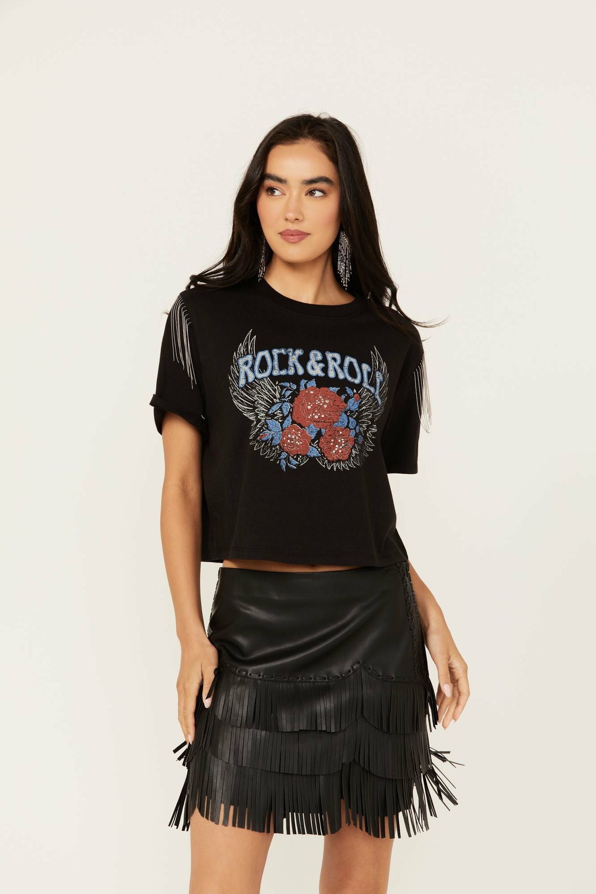 Idyllwind Women | Robin Rock & Roll Embellished Graphic Tee