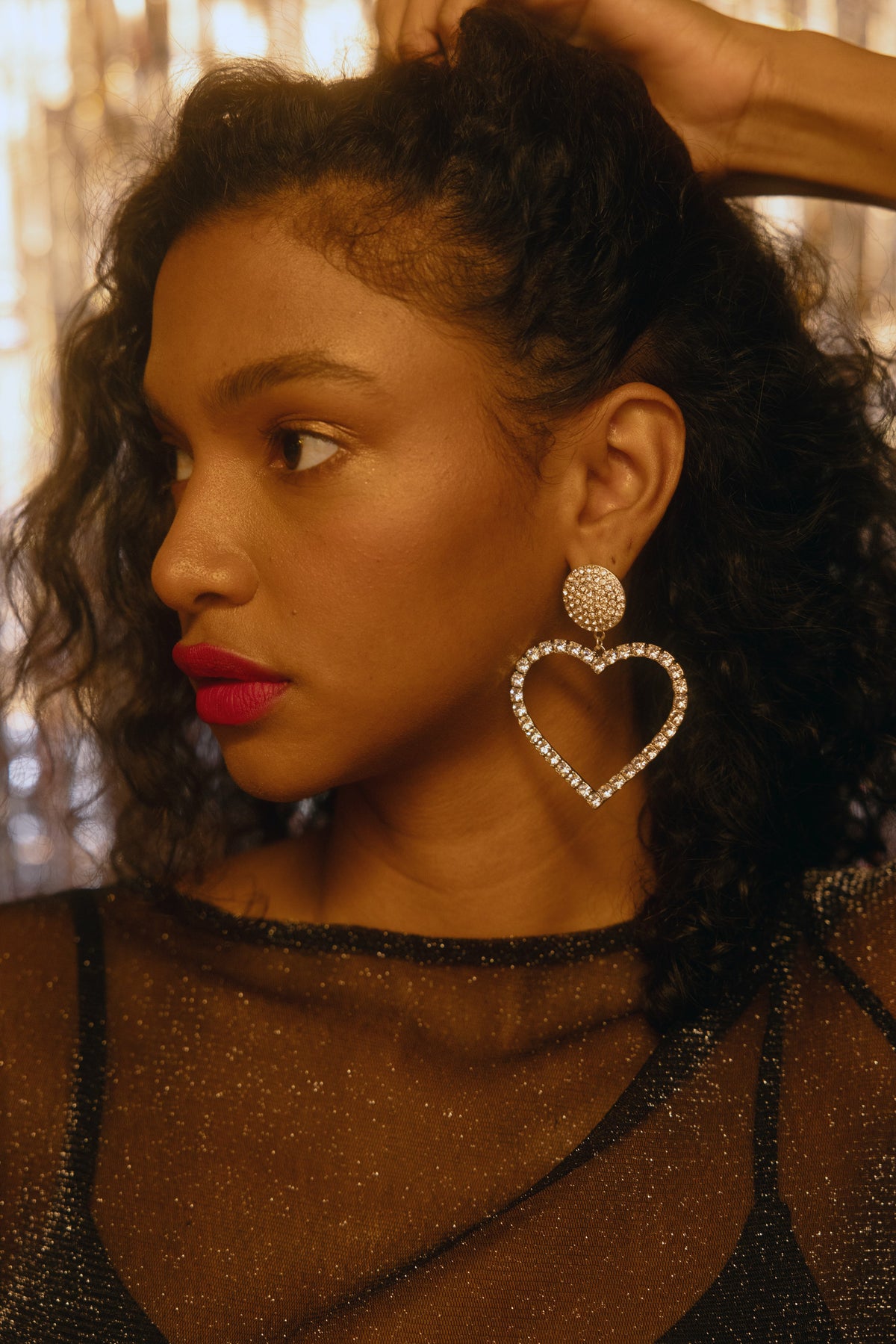 Idyllwind Women | Jeanette Heart Rhinestone Earrings