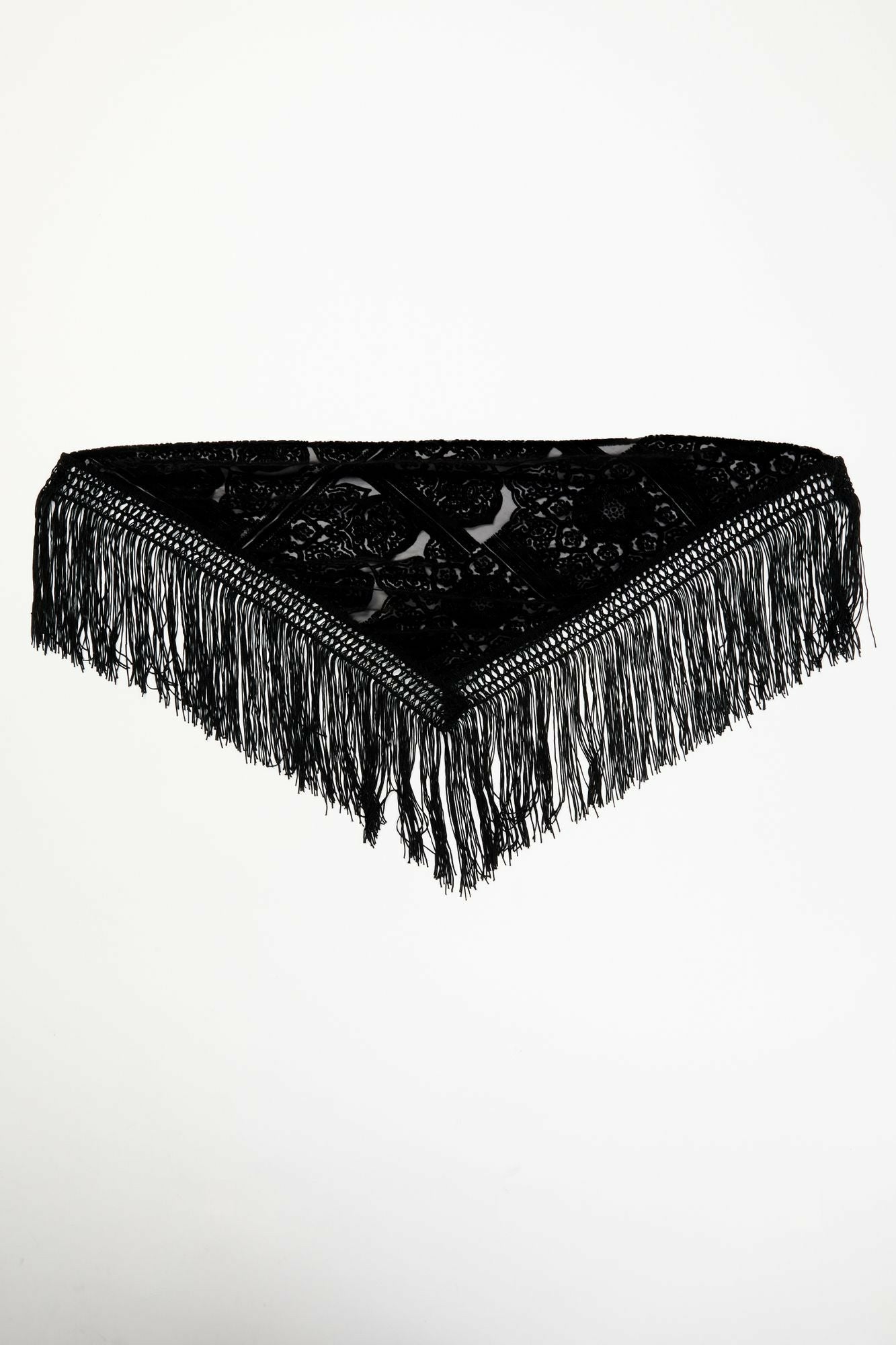 Idyllwind Women | Camillia Velvet Burnout Fringe Scarf