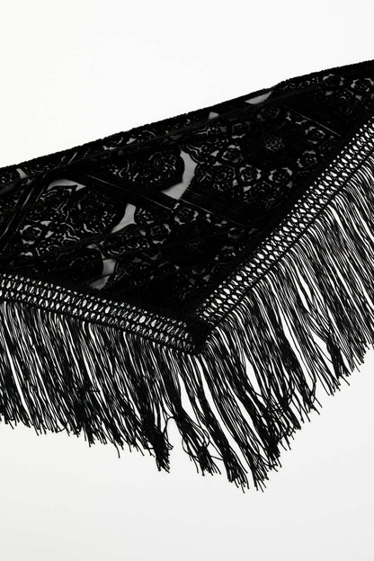 Idyllwind Women | Camillia Velvet Burnout Fringe Scarf