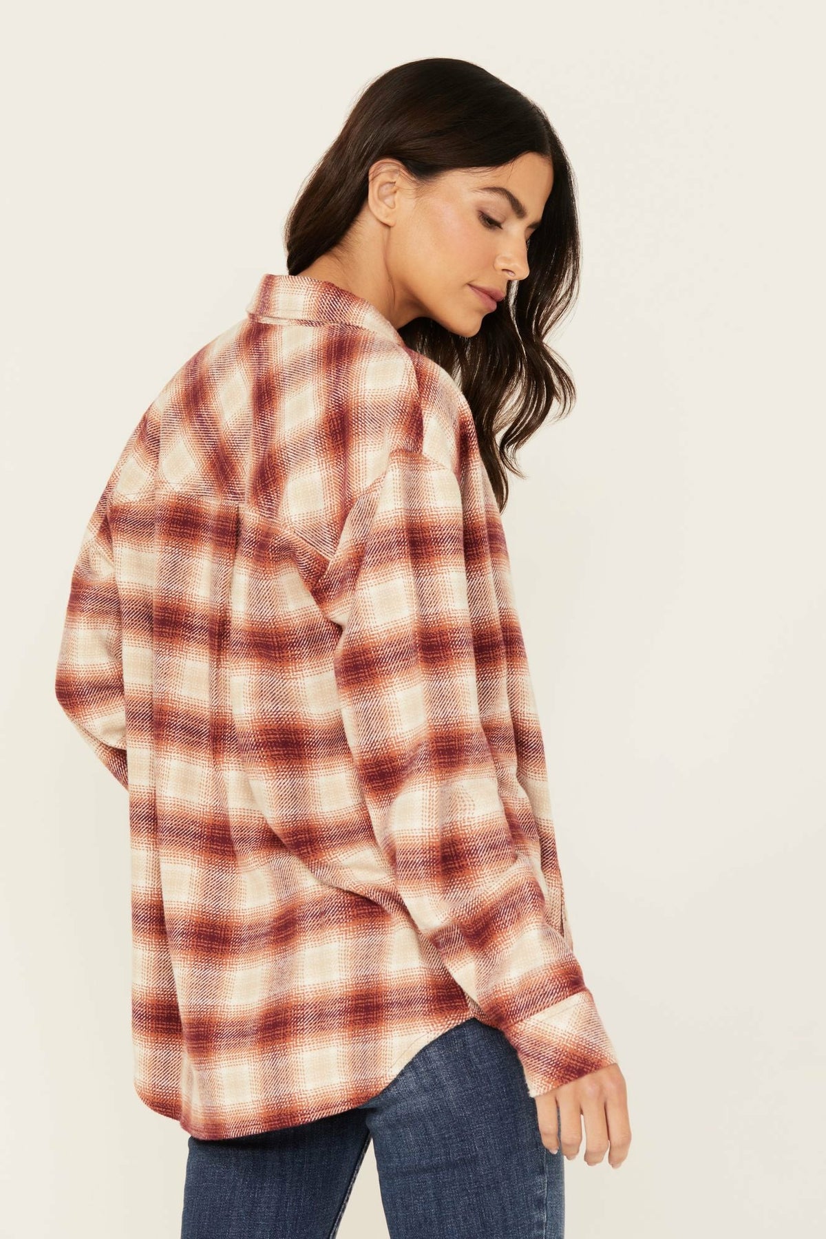 Idyllwind Women | Roby Plaid Print Long Sleeve Snap Shirt