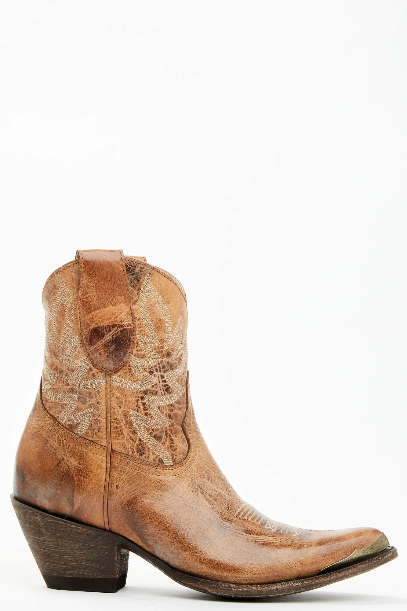 Idyllwind Women | Wheels Dublin Taupe Leather Western Booties - Round Toe