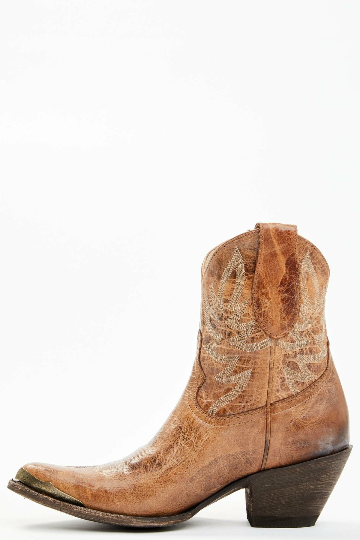 Idyllwind Women | Wheels Dublin Taupe Leather Western Booties - Round Toe