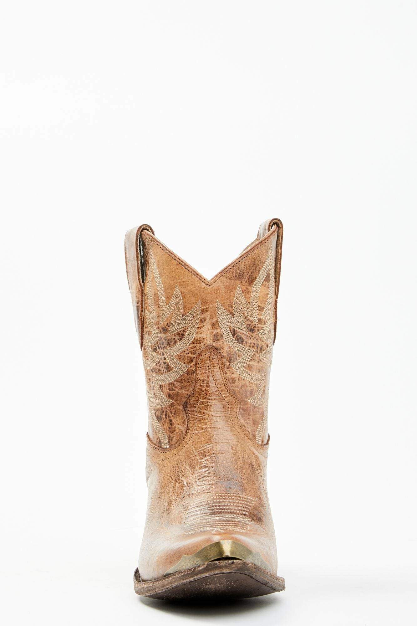 Idyllwind Women | Wheels Dublin Taupe Leather Western Booties - Round Toe