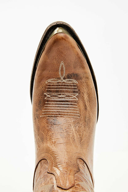 Idyllwind Women | Wheels Dublin Taupe Leather Western Booties - Round Toe