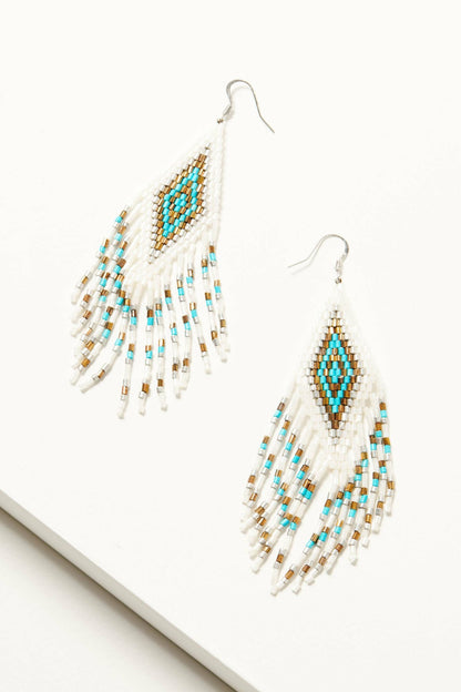 Idyllwind Women | Blanco River Beaded Fringe Earrings