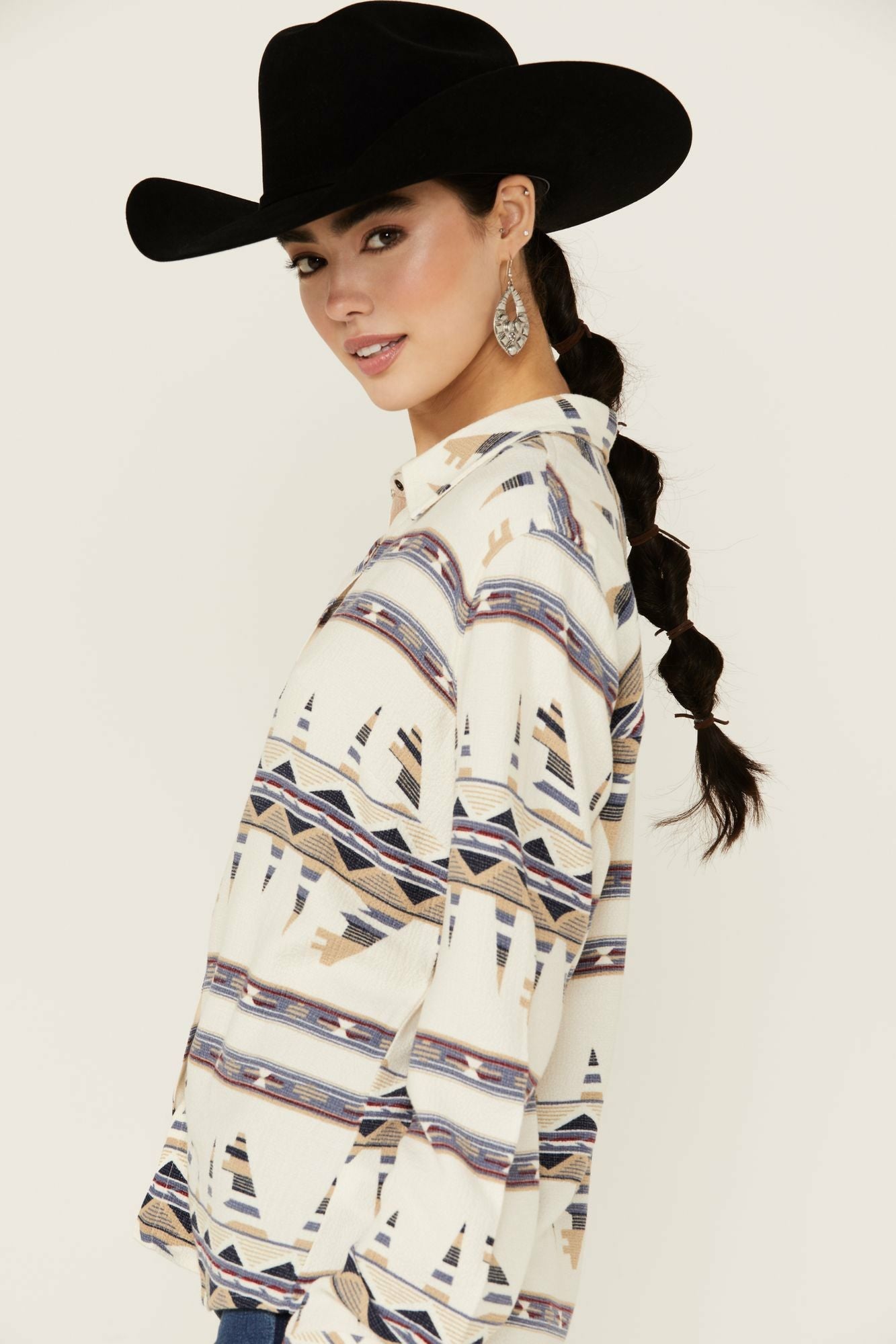 Idyllwind Women | Featherlight Printed Long Sleeve Pearl Snap Western Shirt