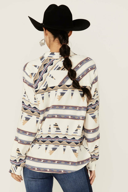 Idyllwind Women | Featherlight Printed Long Sleeve Pearl Snap Western Shirt