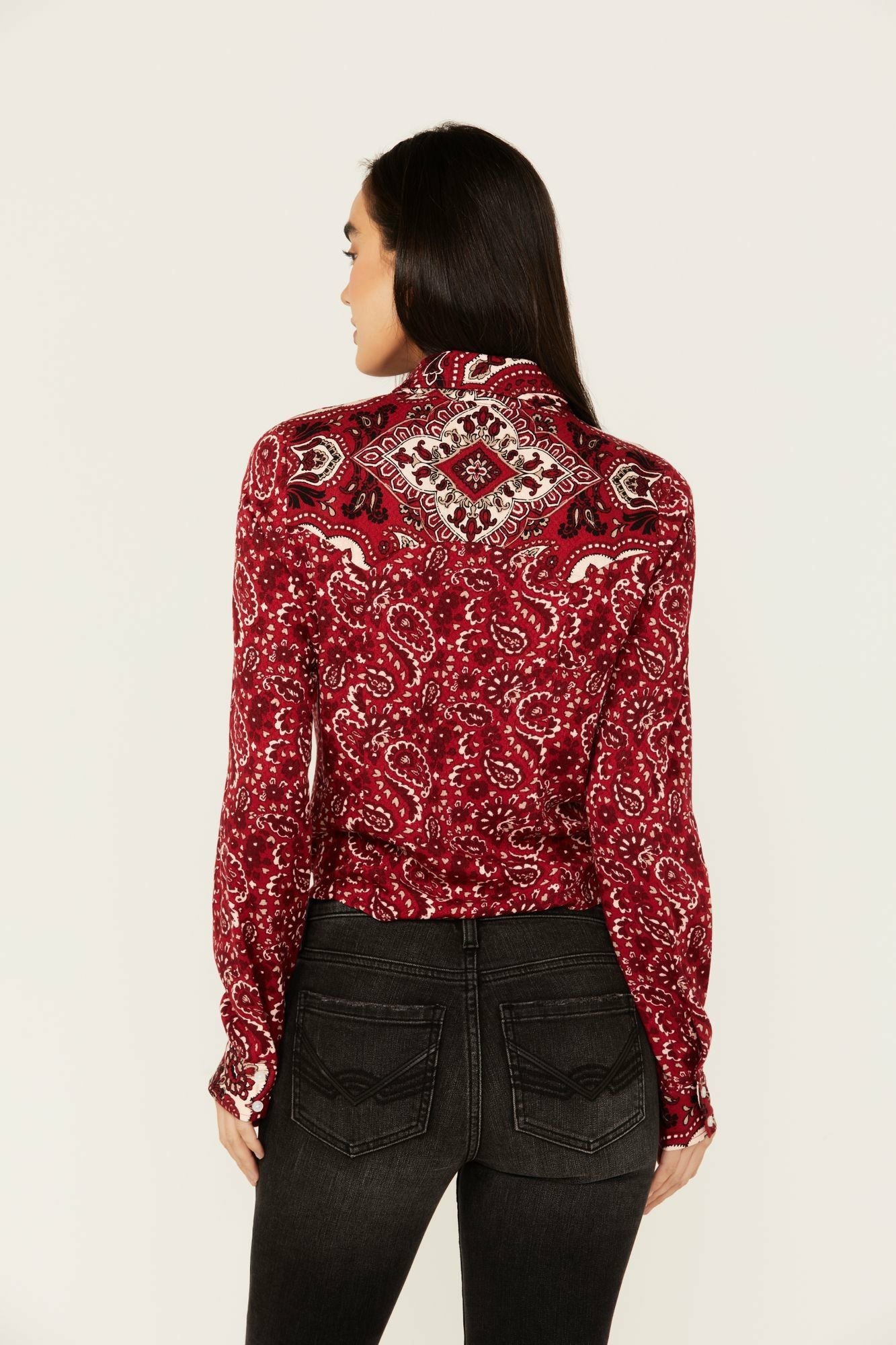 Idyllwind Women | Erwin Printed Tie Front Shirt