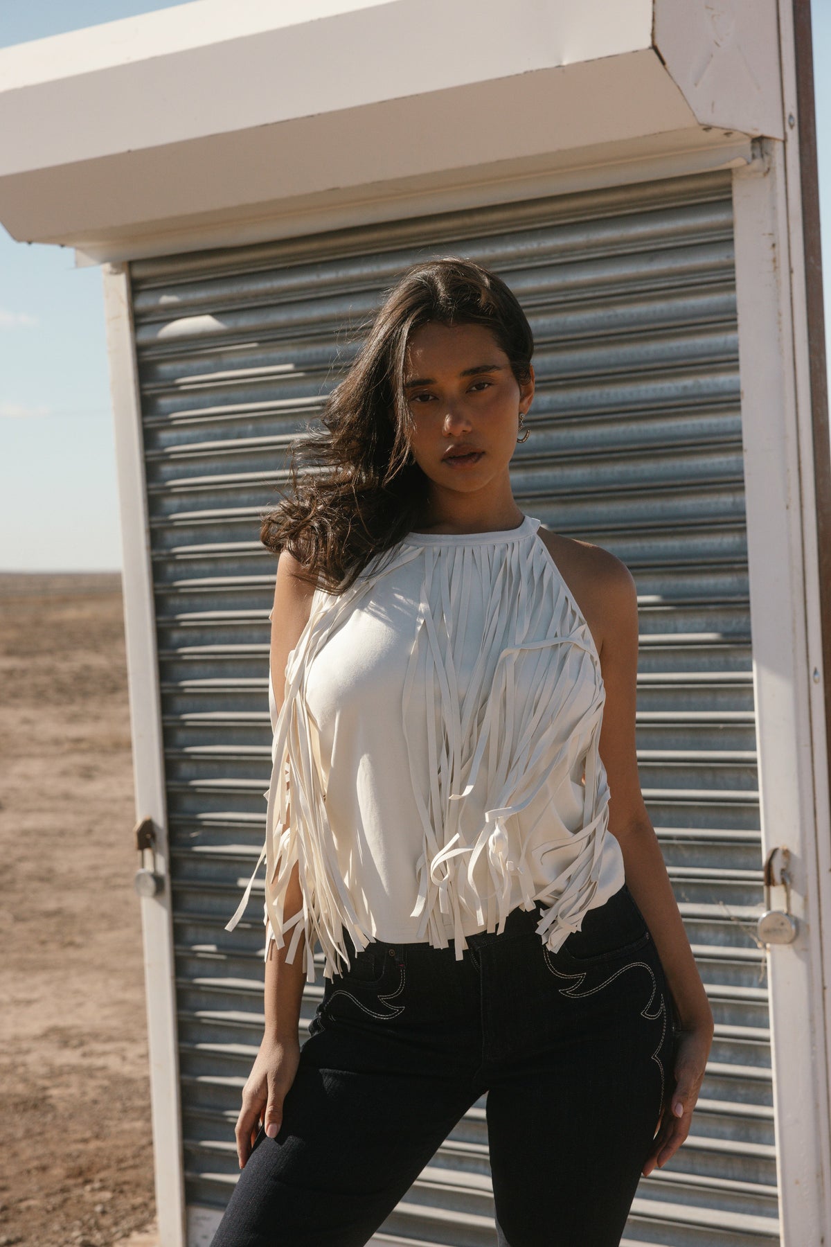 Idyllwind Women | Madie Faux Suede Fringe Tank