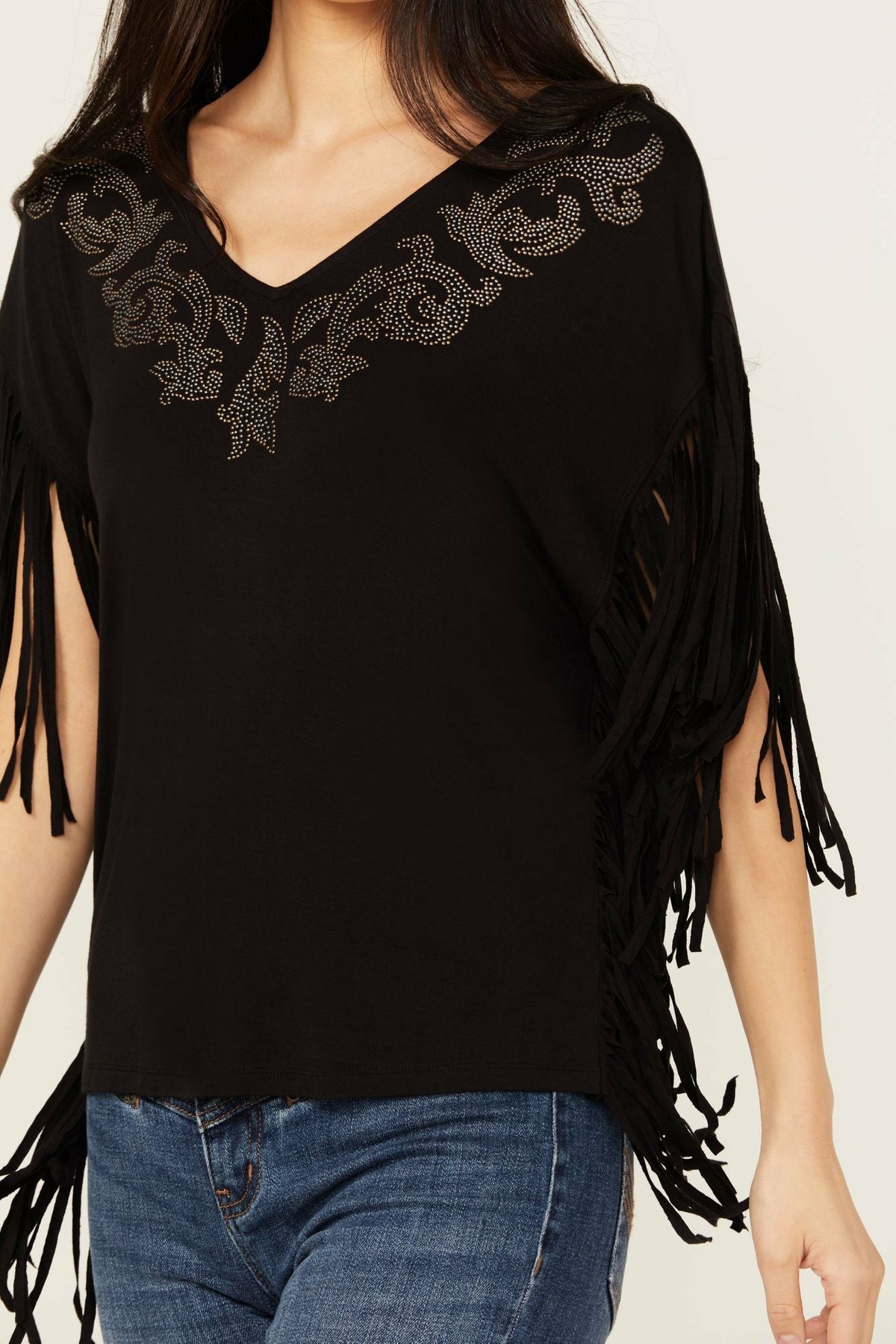 Idyllwind Women | Milner Fringe Short Sleeve Studded Shirt