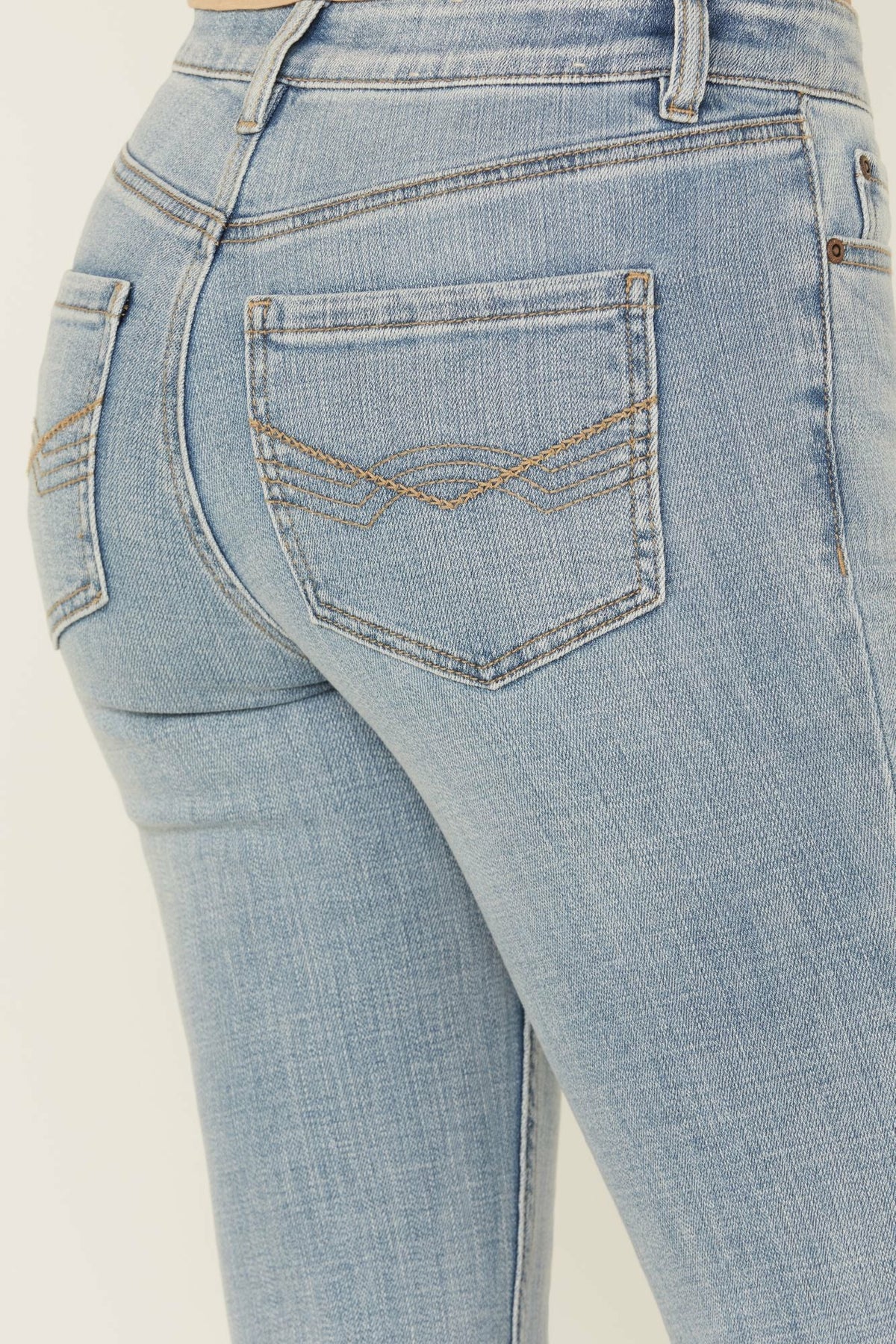 Idyllwind Women | Medium Wash Gypsy High Rise Split Hem Bootcut Stretch Denim Jeans
