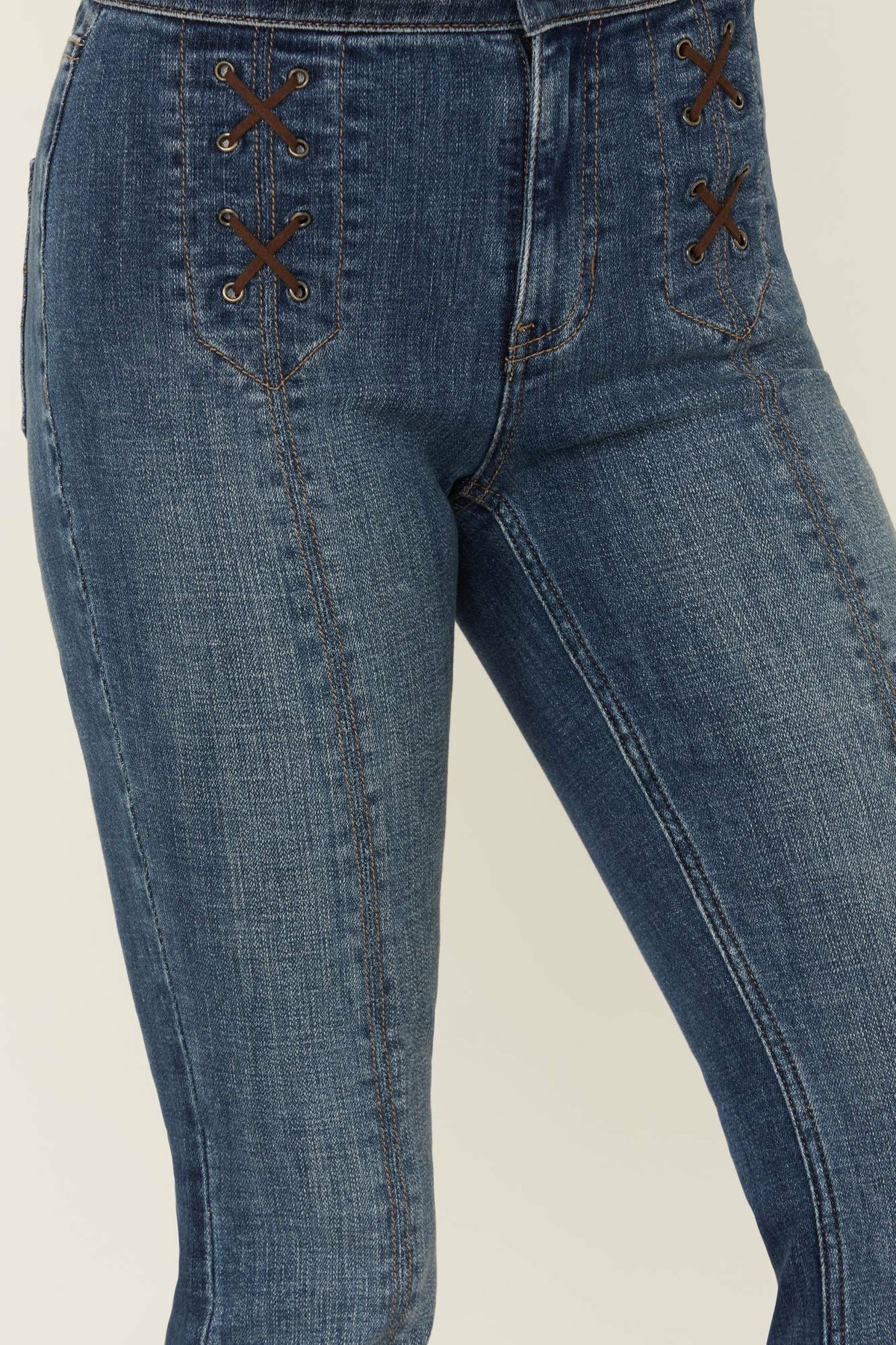 Idyllwind Women | Dark Wash Outlaw Super High Rise Bootcut Stretch Denim Jeans