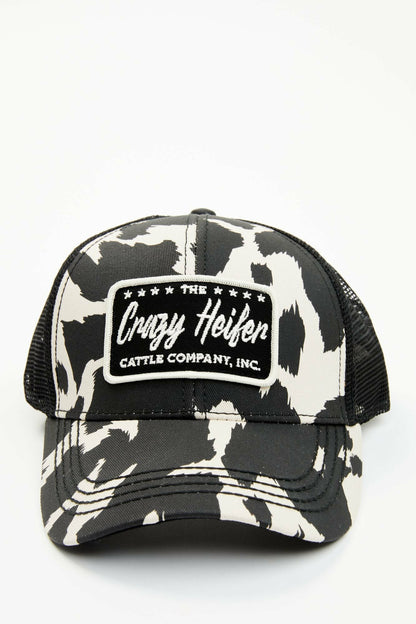 Idyllwind Women | Crazy Heifer Cow Print Baseball Cap