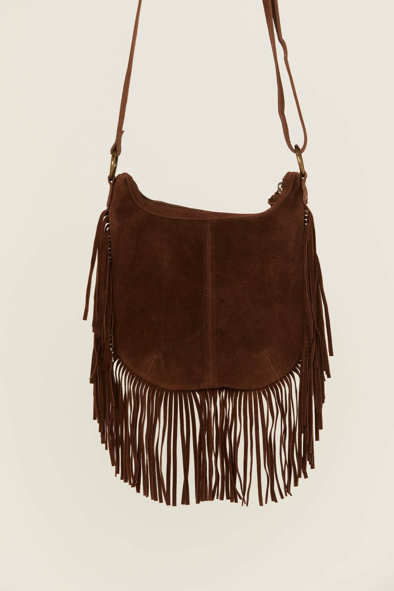 Idyllwind Women | Perlita Suede Fringe Crossbody Bag