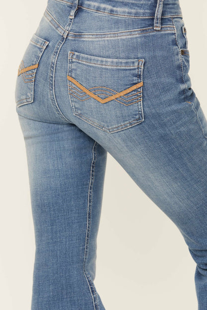 Idyllwind Women | Alto Vista Medium Wash Mid Rise Bootcut Stretch Denim Jeans