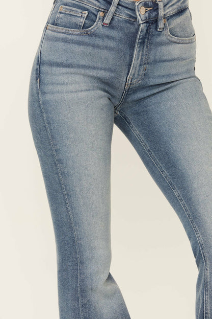 Idyllwind Women | Barnwell Medium Wash High Rise Flare Stretch Denim Jeans