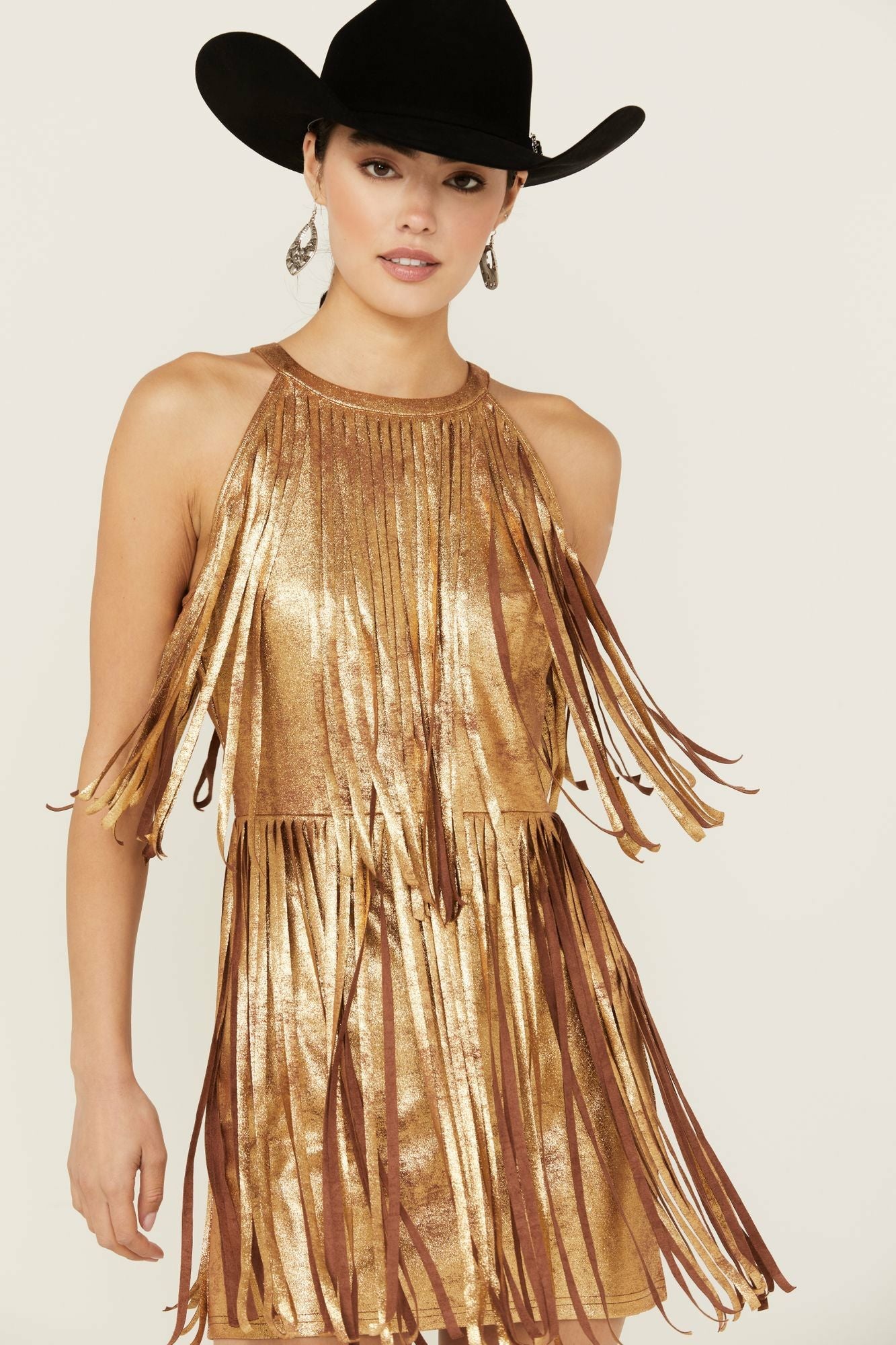 Idyllwind Women | Tucker Faux Suede Fringe Mini Dress