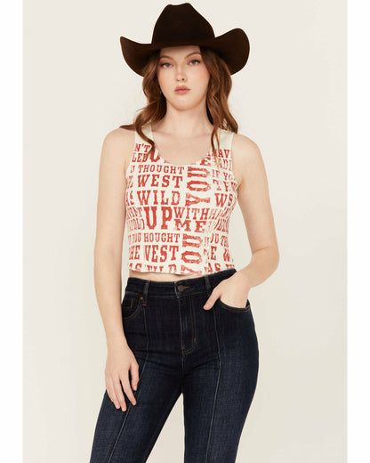 Idyllwind Women | Rhett The West Was Wild Graphic Rib Knit Tank