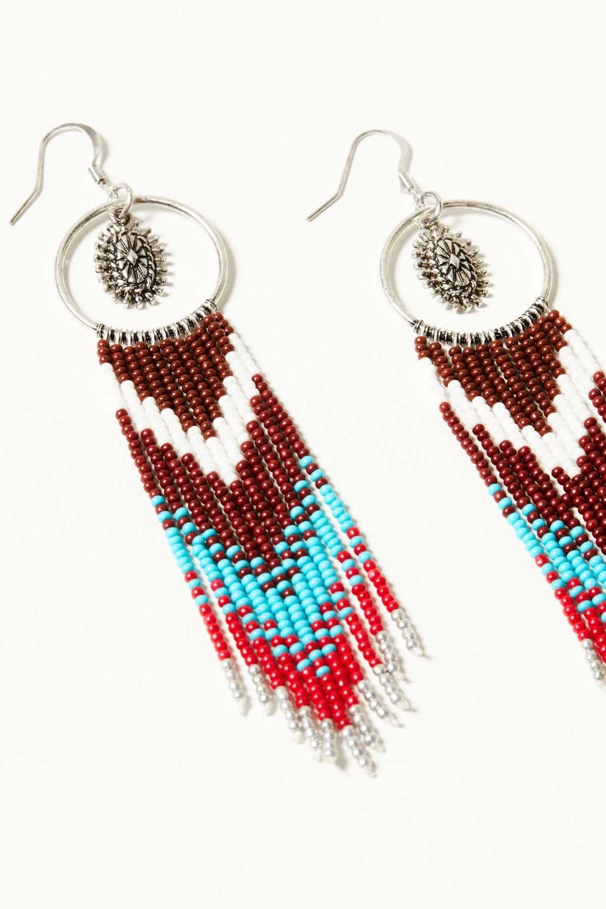 Idyllwind Women | Cezanne Antique Seed Bead Fringe Earrings