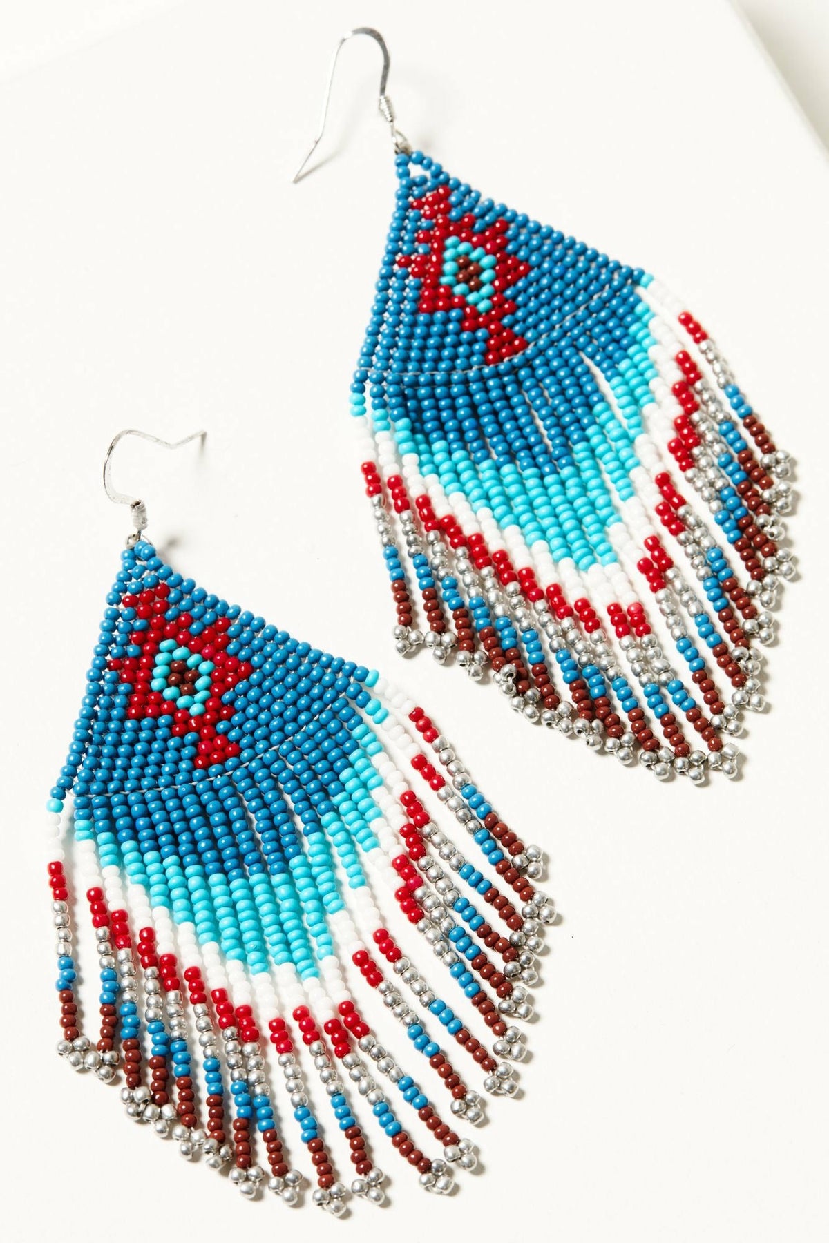 Idyllwind Women | Blueridge Antique Seed Bead Fringe Earrings