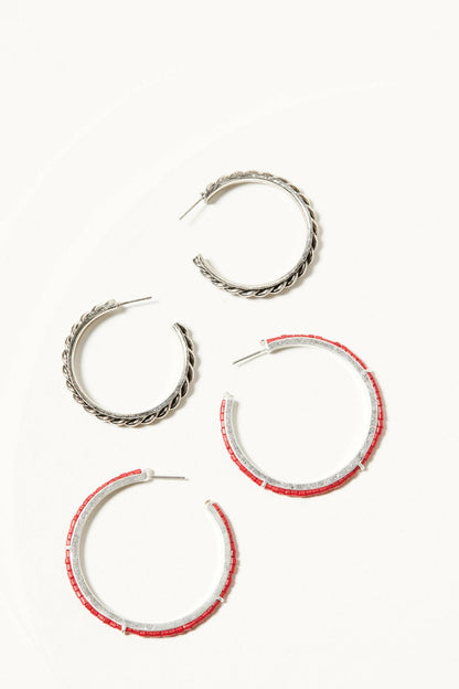 Idyllwind Women | Ethel Antique Hoop Earring Set - 2 Piece