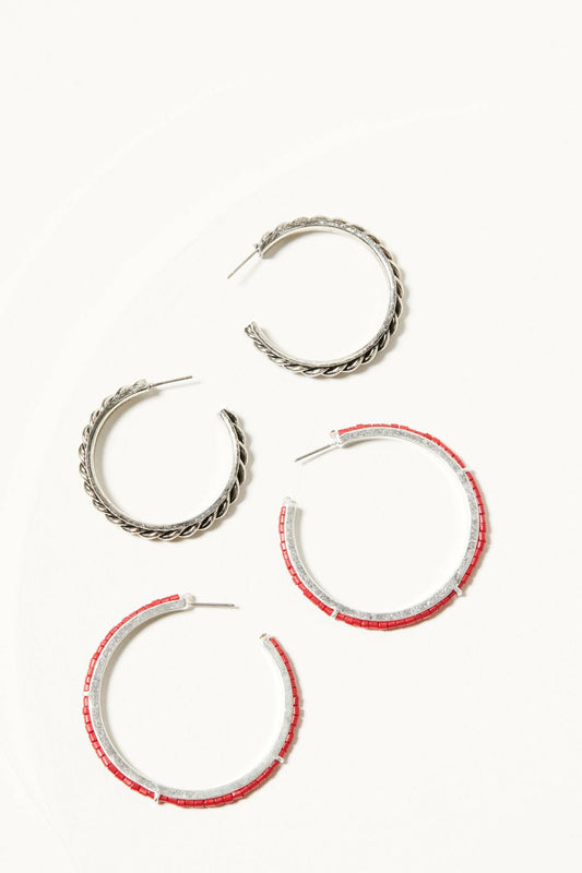 Idyllwind Women | Ethel Antique Hoop Earring Set - 2 Piece