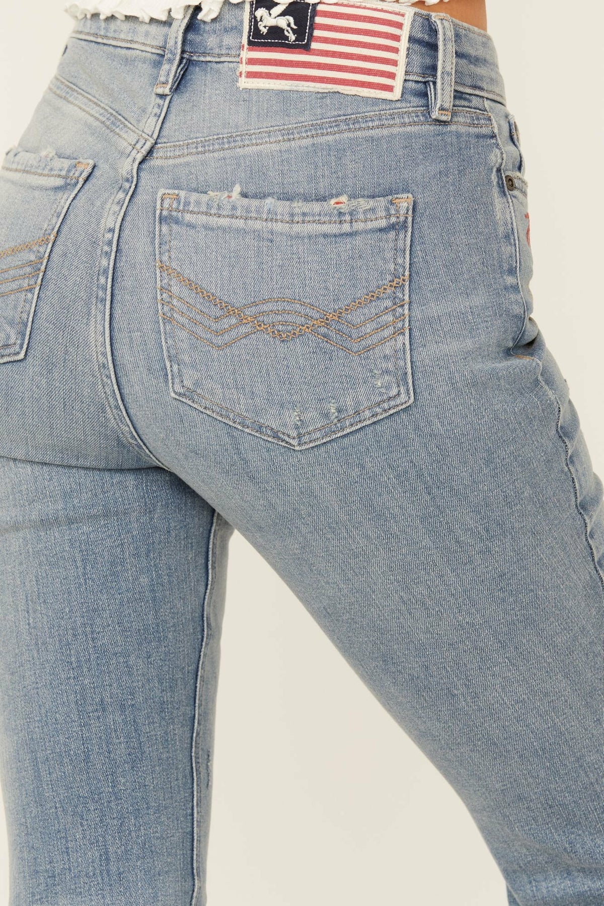 Idyllwind Women | Western Cowboy Embroidered High Rise Bootcut Denim Jeans