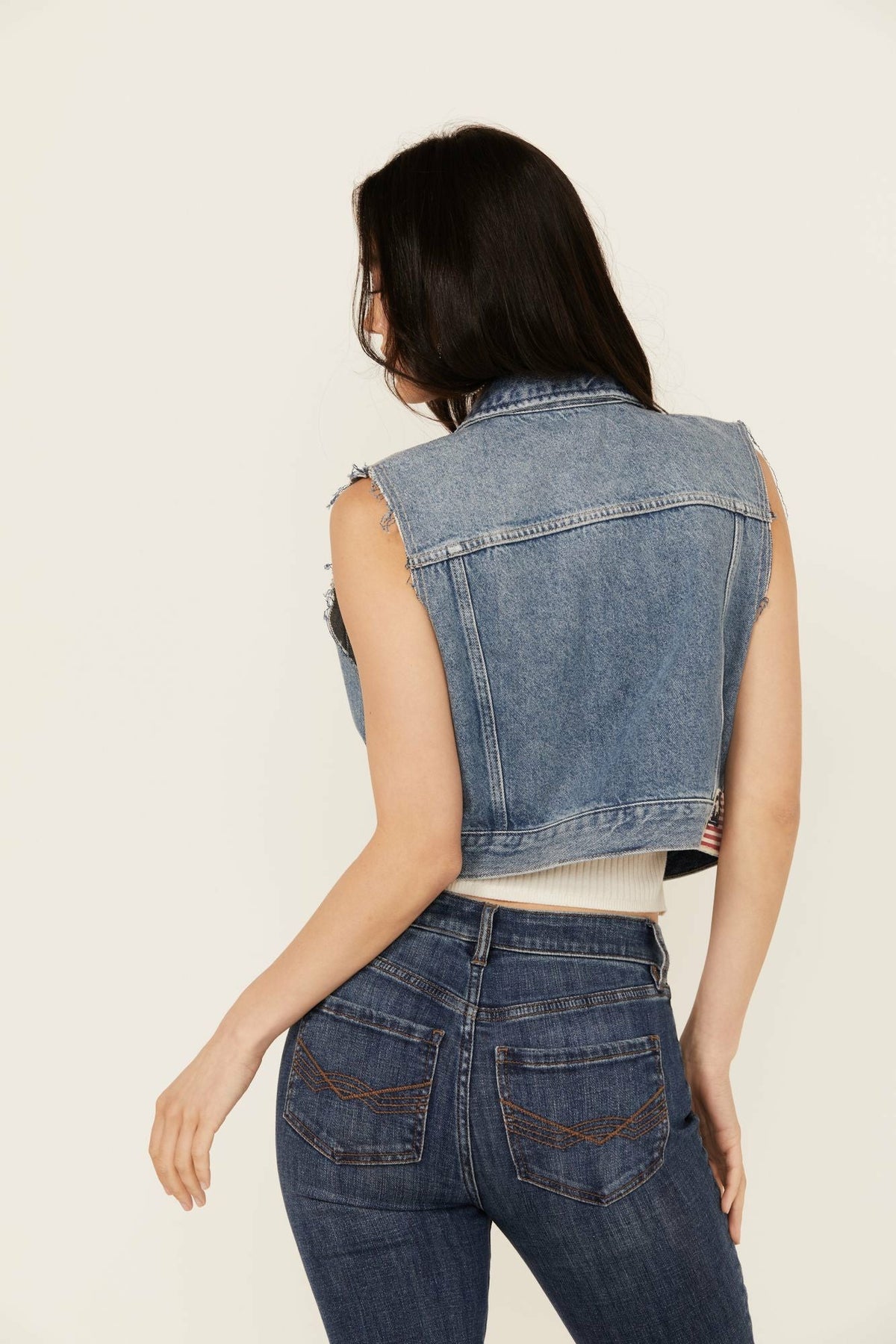 Idyllwind Women | Western Cowboy Denim Trucker Vest