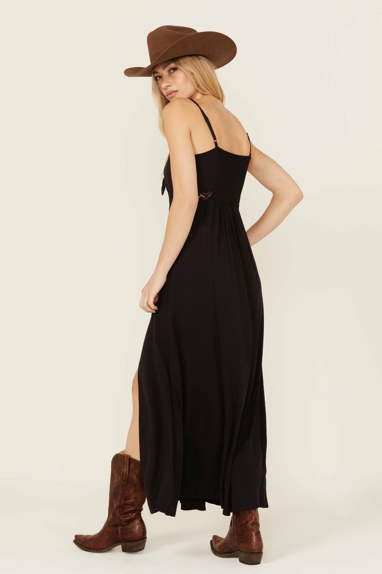 Idyllwind Women | Wisteria Tie Front Maxi Dress