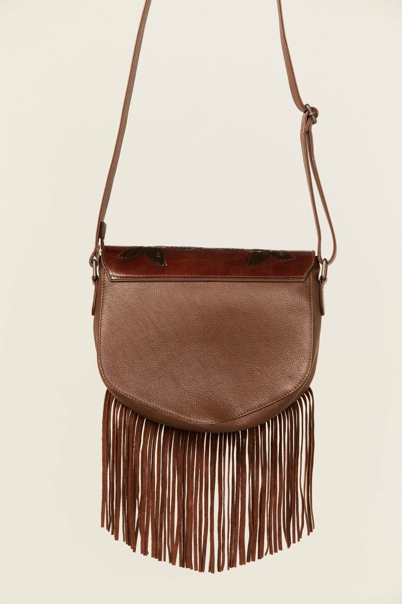 Idyllwind Women | Lenora Longhorn Tooled Leather Crossbody Bag