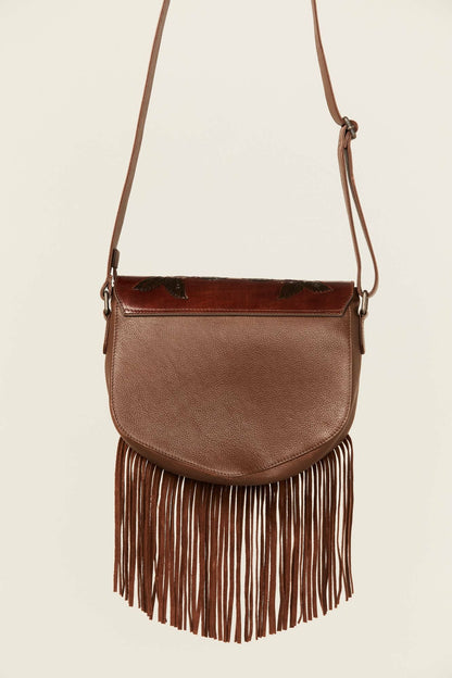 Idyllwind Women | Lenora Longhorn Tooled Leather Crossbody Bag