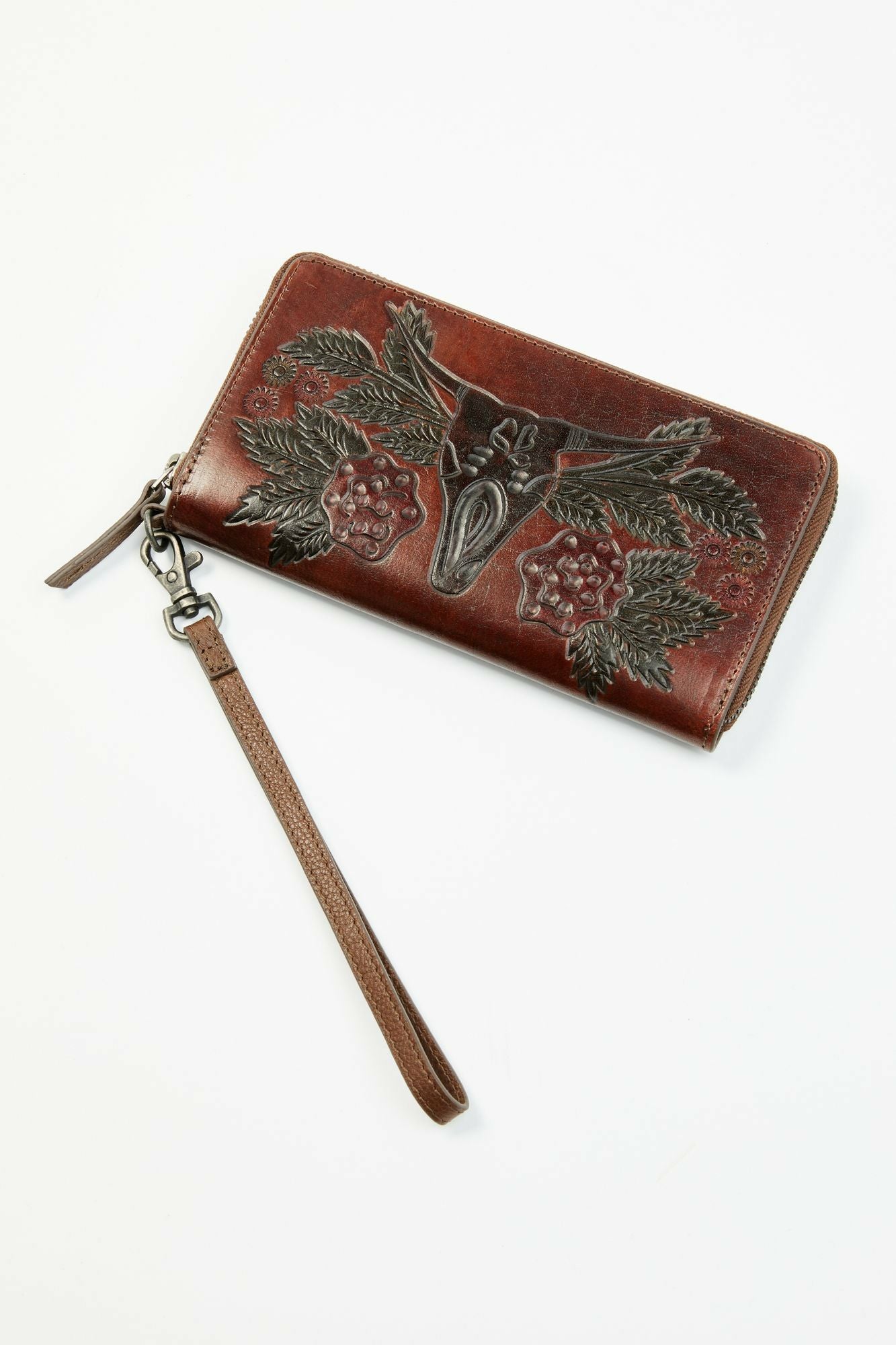 Idyllwind Women | Lenora Painted Longhorn Tooled Leather Wallet