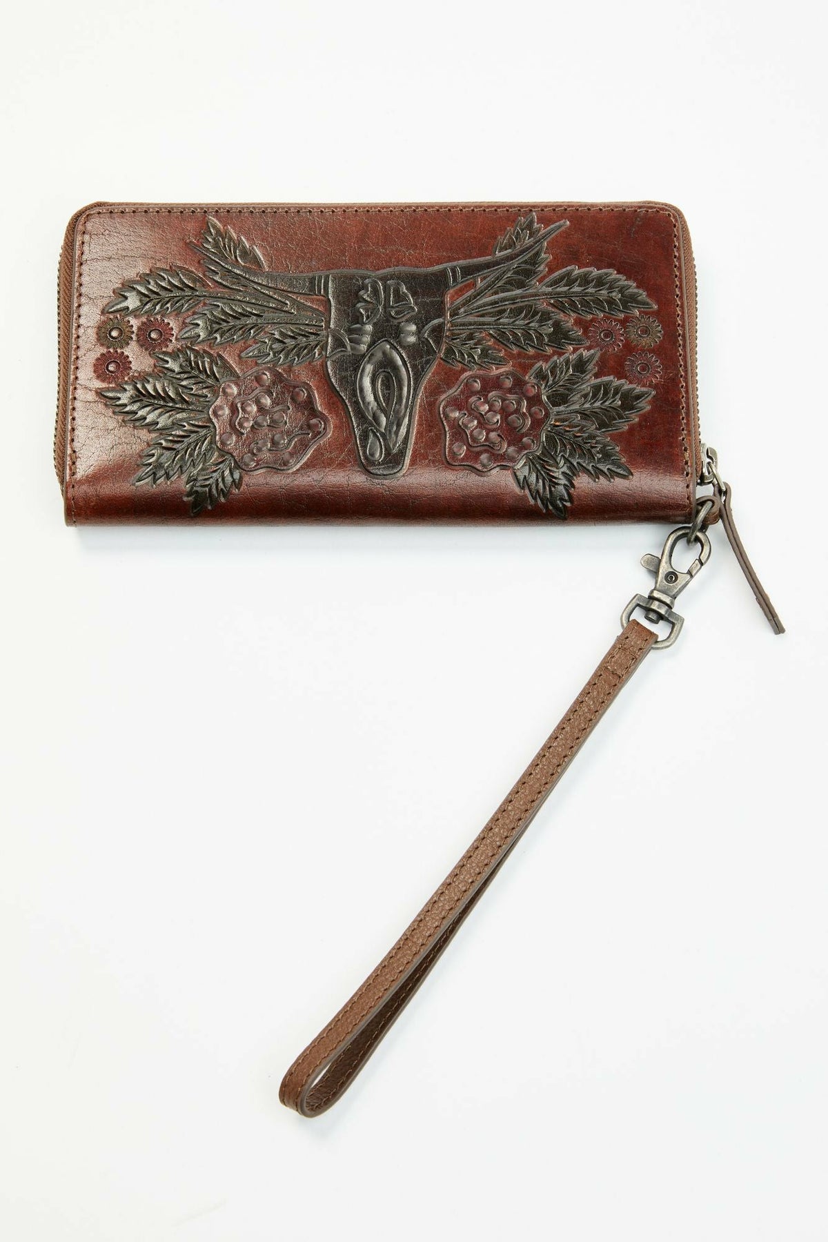 Idyllwind Women | Lenora Painted Longhorn Tooled Leather Wallet
